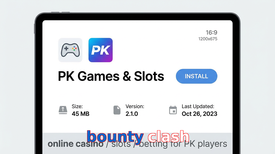 Game list for Bounty Clash gameapk section